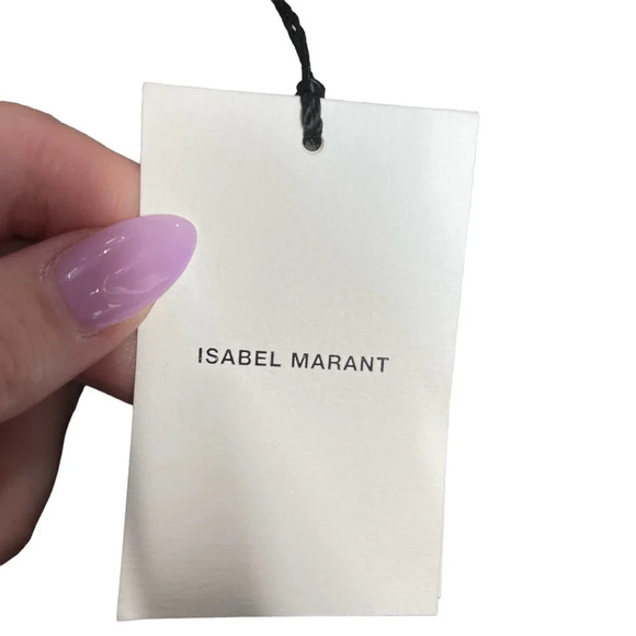 Isabel Marant Houndstooth Black Cream Red Zip Mini Skirt Size 40 US 8 - Picture 6 of 7